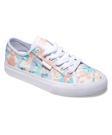 DC Manual Tesxtile SE Womens Shoe - White / Print